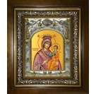 Икона освященная "Избавительница, икона Божией Матери", в киоте 20x24 см