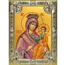 Икона освященная "Избавительница, икона Божией Матери", 18x24 см, со стразами