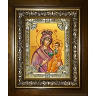 Икона освященная "Избавительница, икона Божией Матери", в киоте 24x30 см фото