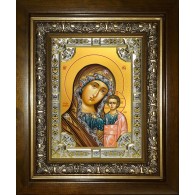 Икона освященная "Казанская икона Божией Матери", в киоте 24x30 см фото