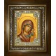Икона освященная "Казанская икона Божией Матери", в киоте 24x30 см
