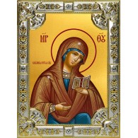 Икона освященная "Калужская икона Божией Матери", 18x24 см, со стразами фото