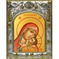 Икона освященная "Касперовская икона Божией Матери", 14x18 см фото