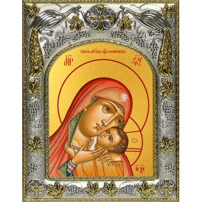 Икона освященная "Касперовская икона Божией Матери", 14x18 см фото