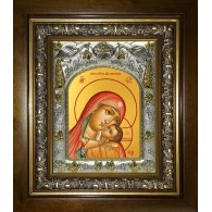 Икона освященная "Касперовская икона Божией Матери", в киоте 20x24 см фото
