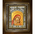 Икона освященная "Касперовская икона Божией Матери", в киоте 20x24 см