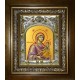 Икона освященная "Кипрская икона Божией Матери", в киоте 20x24 см