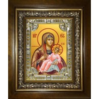 Икона освященная "Козельщанская икона Божией Матери", в киоте 24x30 см фото