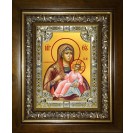 Икона освященная "Козельщанская икона Божией Матери", в киоте 24x30 см