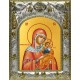 Икона освященная "Коневская икона Божией Матери", 14x18 см
