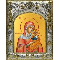 Икона освященная "Коневская икона Божией Матери", 14x18 см фото