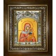 Икона освященная "Коневская икона Божией Матери", в киоте 20x24 см