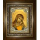 Икона освященная "Корсунская икона Божией Матери", в киоте 24x30 см