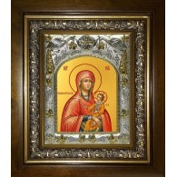 Икона освященная "Лиддская икона Божией Матери", в киоте 20x24 см фото