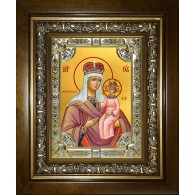 Икона освященная "Любечская икона Божией Матери", в киоте 24x30 см фото