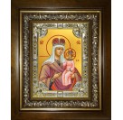 Икона освященная "Любечская икона Божией Матери", в киоте 24x30 см