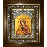 Икона освященная "Миасинская икона Божией Матери", в киоте 20x24 см фото