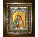 Икона освященная "Милостивая икона Божией Матери", в киоте 20x24 см