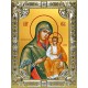 Икона освященная "Милостивая икона Божией Матери", 18x24 см, со стразами
