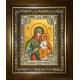 Икона освященная "Милостивая икона Божией Матери", в киоте 24x30 см