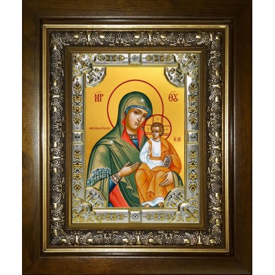 Икона освященная "Милостивая икона Божией Матери", в киоте 24x30 см фото