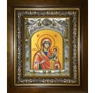 Икона освященная "Минская икона Божией Матери", в киоте 20x24 см