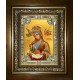 Икона освященная "Млекопитательница, икона Божией Матери", в киоте 24x30 см