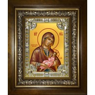 Икона освященная "Млекопитательница, икона Божией Матери", в киоте 24x30 см фото