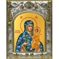 Икона освященная "Молченская икона Божией Матери", 14x18 см фото