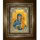Икона освященная "Молченская икона Божией Матери", в киоте 24x30 см