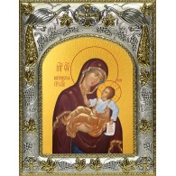 Икона освященная "Муромская икона Божией Матери", 14x18 см фото