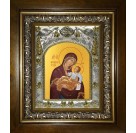 Икона освященная "Муромская икона Божией Матери", в киоте 20x24 см