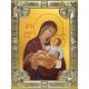Икона освященная "Муромская икона Божией Матери", 18x24 см, со стразами