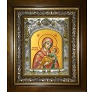 Икона освященная "Муромская икона Божией Матери", в киоте 20x24 см