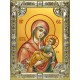 Икона освященная "Муромская икона Божией Матери", 18x24 см, со стразами