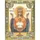 Икона освященная "Неупиваемая чаша, икона Божией Матери", 18x24 см, со стразами