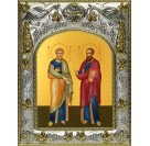 Икона освященная "Петр и Павел апостолы", 14x18 см арт.245560