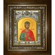Икона освященная "Святослав Святой князь Юрьевский Владимирский", в киоте 20x24 см