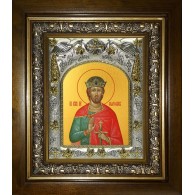 Икона освященная "Святослав Святой князь Юрьевский Владимирский", в киоте 20x24 см фото