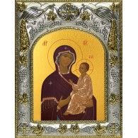 Икона освященная "Тихвинская Божией Матери", 14x18 см фото