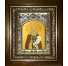 Икона освященная "Варнава Гефсиманский преподобный", в киоте 20x24 см