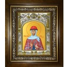 Икона освященная "Анна Всеволодовна, преподобная княжна", в киоте 20x24 см