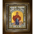 Икона освященная "Игумения святой Горы Афонской, икона Божией Матери", в киоте 20x24 см