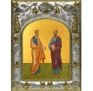 Икона освященная "Петр и Павел апостолы", 14x18 см