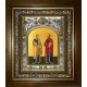 Икона освященная "Петр и Павел апостолы", в киоте 20x24 см