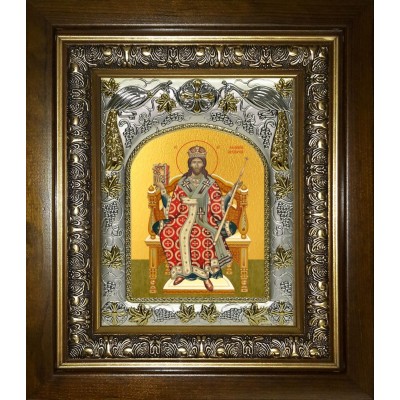 Икона освященная "Великий Архирей", в киоте 20x24 см фото