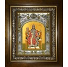 Икона освященная "Великий Архирей", в киоте 20x24 см