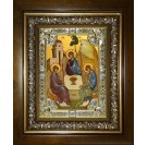 Икона освященная "Святая Троица", в киоте 24x30 см