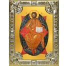 Икона освященная "Спас в Силах", 18x24 см, со стразами арт.245665