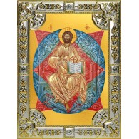 Икона освященная "Спас в Силах", 18x24 см, со стразами фото